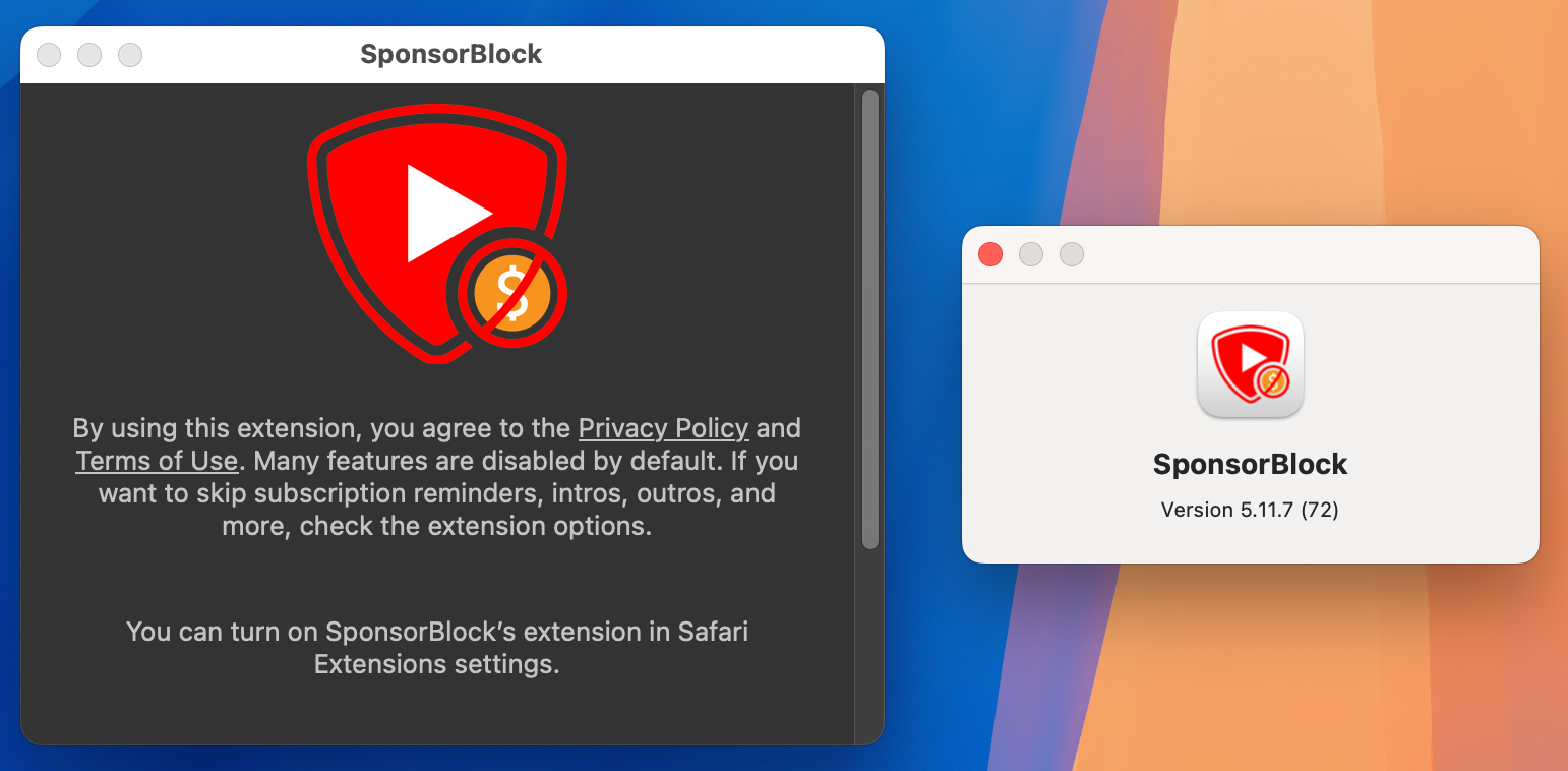 SponsorBlock for YouTube for Mac v5.11.7 YouTube广告过滤工具 激活版 -2