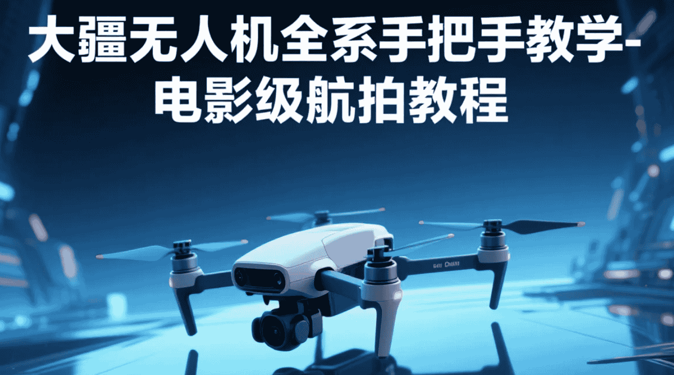 【课程】大疆无人机全系手把手教学- 电影级航拍教程 mp4  [5.9GB]